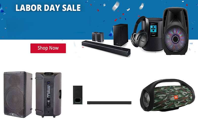 Labor Day Sale: Up to 70% Off on Speakers & Headphones