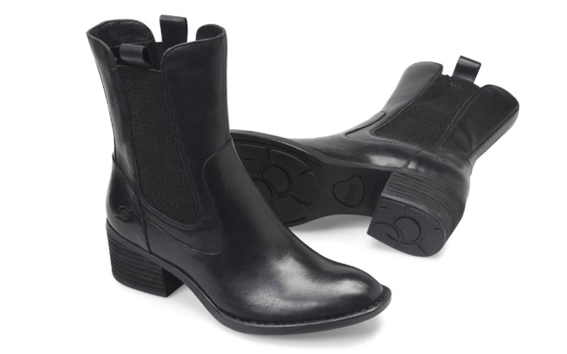Women's Born Tenny Boots - Black Black 