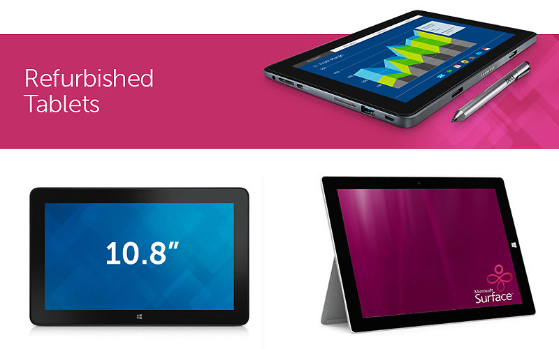 Up to 60% Off on Refurbished Tablets