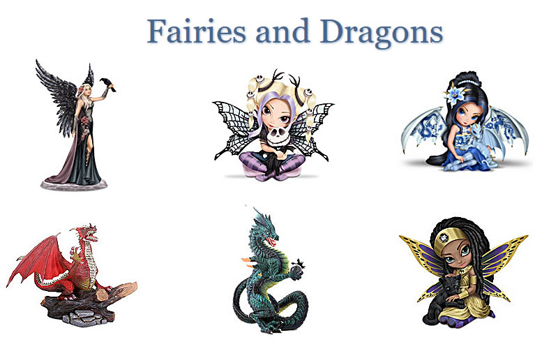 Hamilton Collection Fairies & Dragons Starting from $29.99 Only
