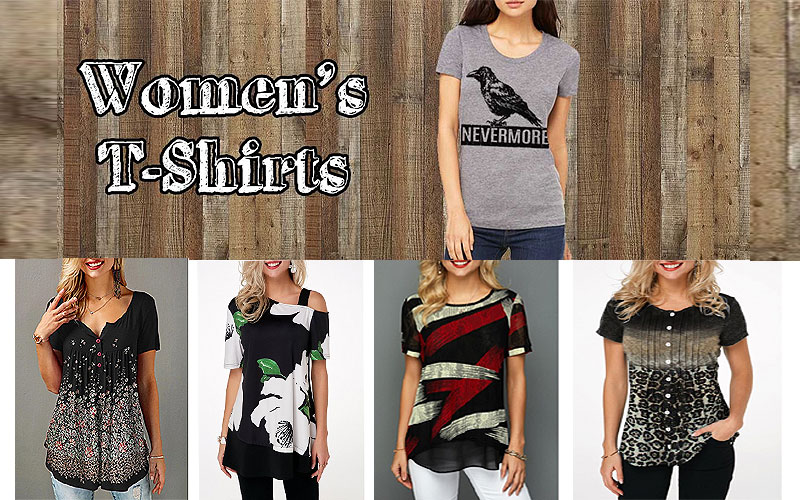 Up to 50% Off on Trendy T-Shirts for Women