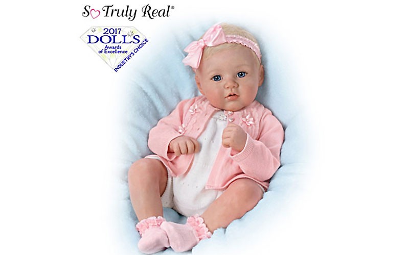 Marissa May Perfect In Pink Annika Lifelike Baby Girl Doll