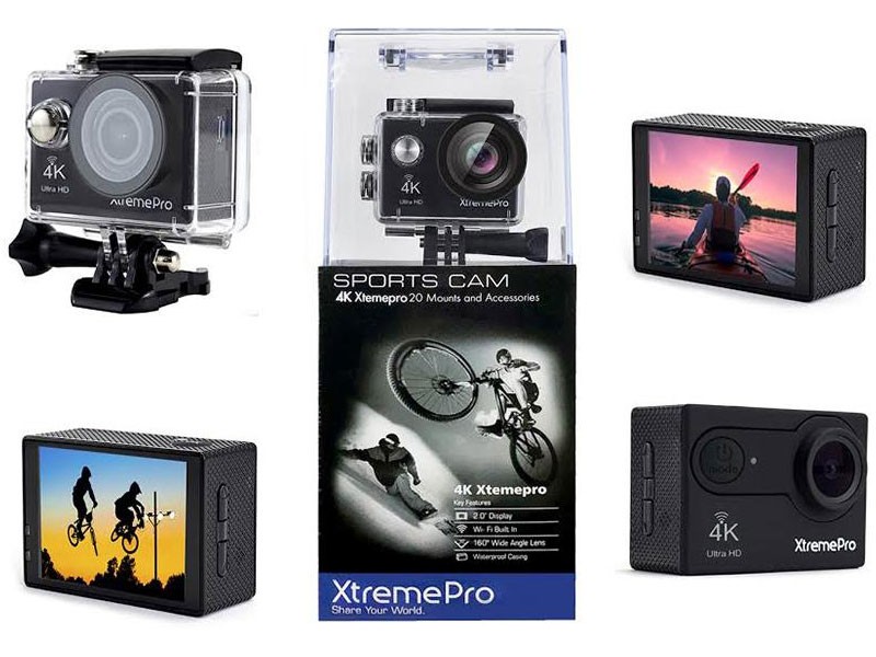 XtremePro 4K Ultra HD Waterproof Sports Action Camera Bundle