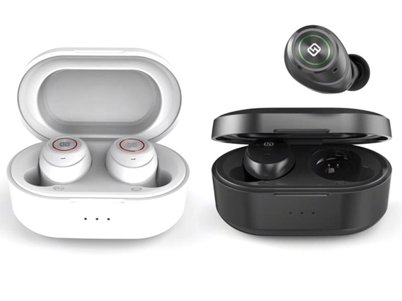  Wireless Bluetooth Earbuds with Wireless Charging Case