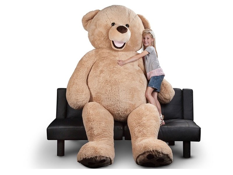 8-Foot Giant Soft and Huggable Teddy Bear