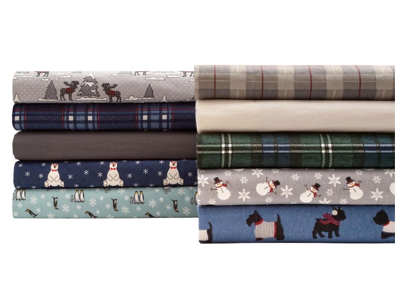 Cotton Wexley Home Flannel Sheet Set