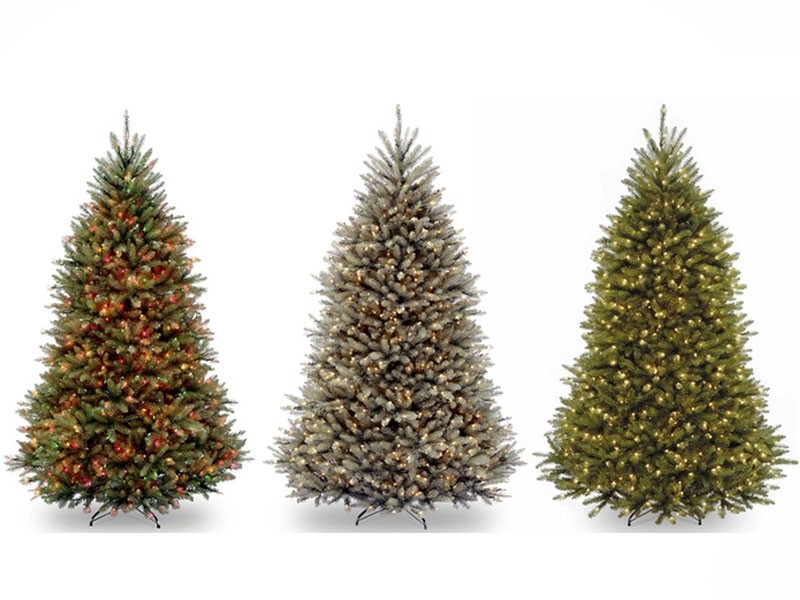 Pre-Lit Dunhill Fir Artificial Christmas Trees