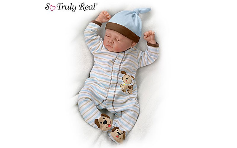 Linda Murray Sweet Dreams, Danny Sleeping Baby Boy Doll