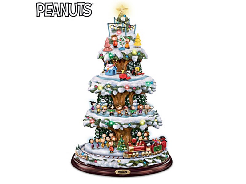 A PEANUTS Christmas Tree With Lights, Motion And Music