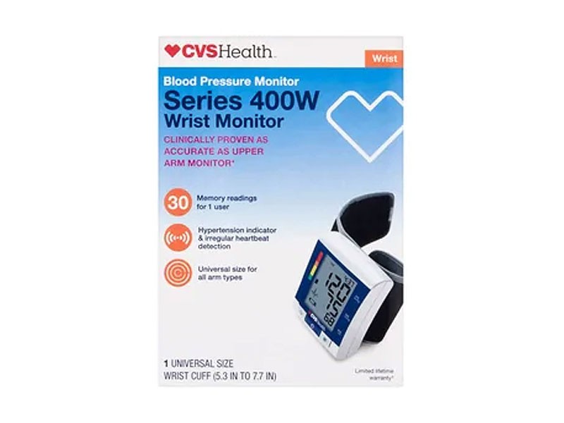 CVS Health Automatic Wrist Blood Pressure Monitor
