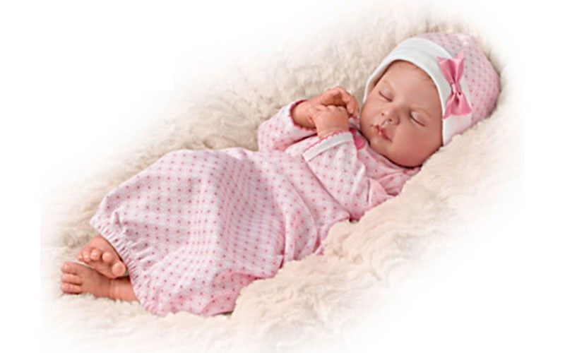 Ina Volprich Breathing Silicone Baby Doll