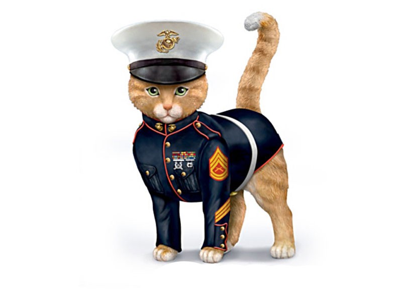 Paws & Salute The U.S.M.C. Figurine Collection