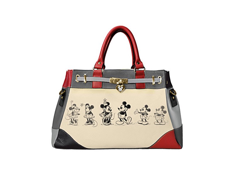 Disney Mickey Mouse And Minnie Mouse Love Story Handbag