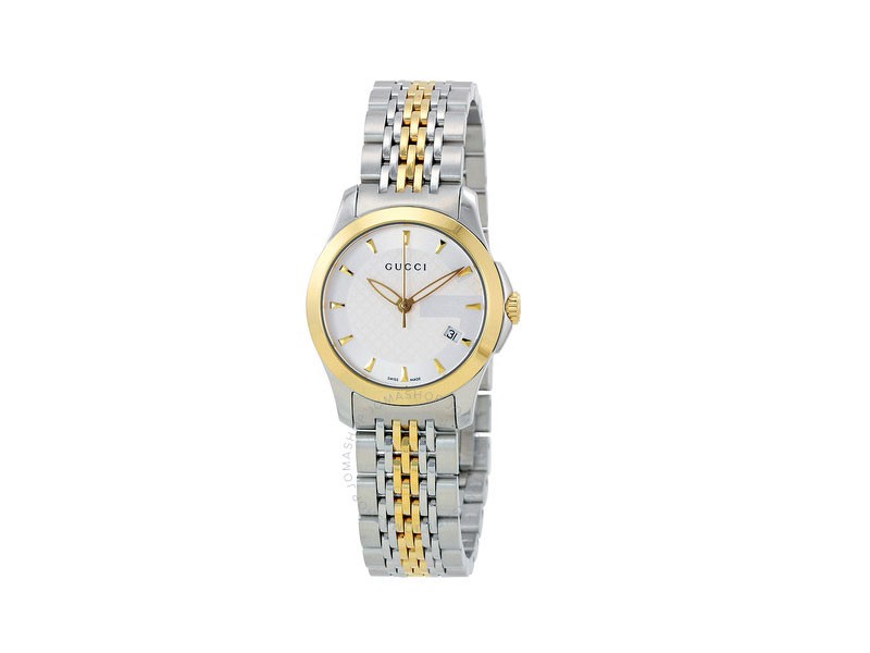 Gucci Swiss G-Timeless Silver Dial Ladies Watch