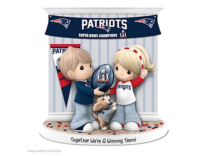 Precious Moments New England Patriots Super Bowl LI Figurine