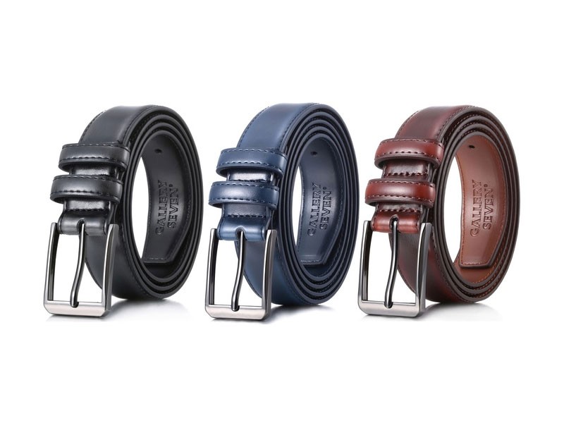 Gallery Seven Men's Genuine Leather Belt