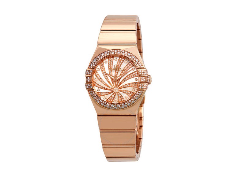 Omega Constellation Mother of Pearl Diamond Dial Ladies Watch