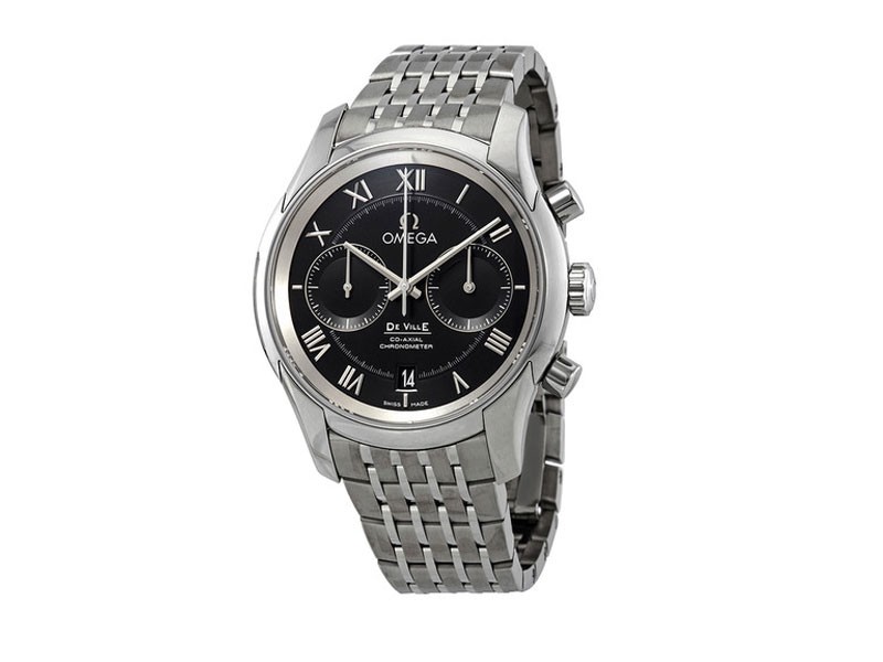 Omega Chronograph Automatic Chronometer Black Dial Men's Watch
