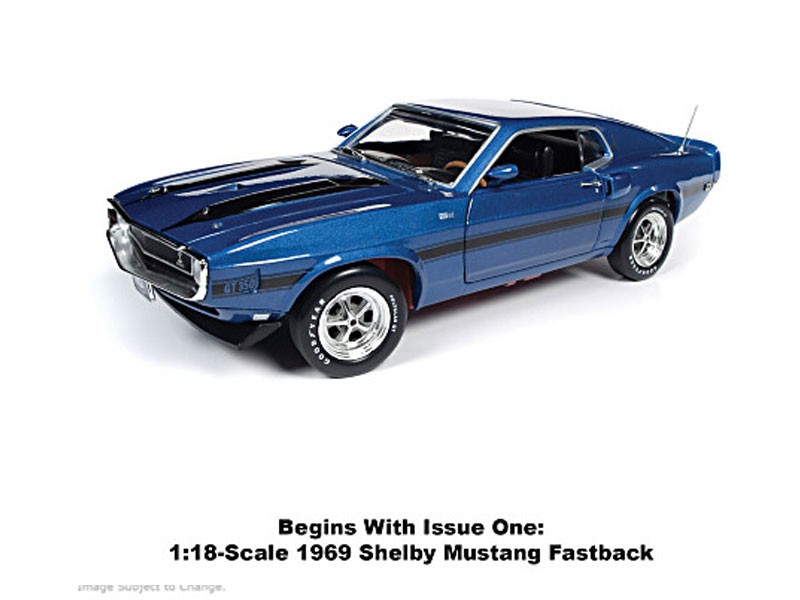 Scale 1969 Ford Mustang Fastback Diecast Car Collection