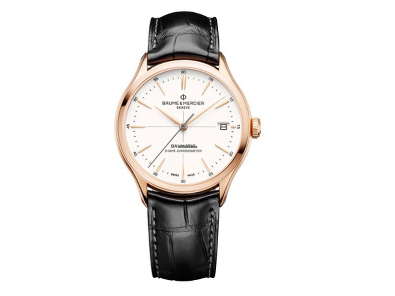 Baume Et Mercier Clifton Baumatic Automatic White Dial Men's Watch M0A10469