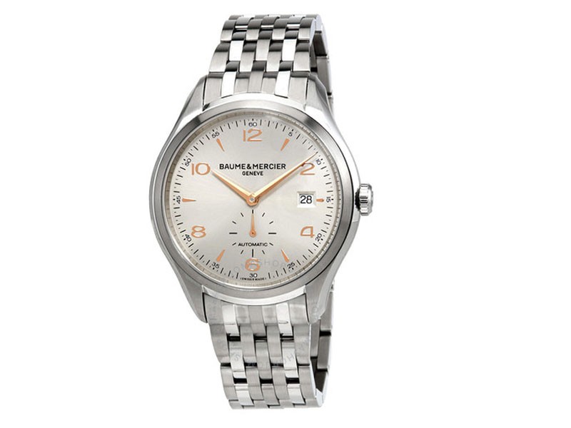Baume And Mercier Clifton Automatic Silver Dial Men's Watch