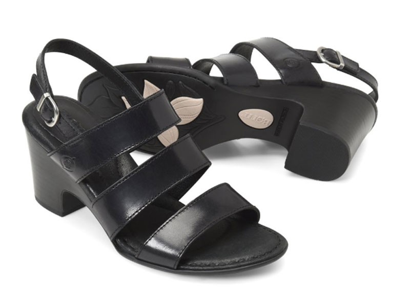 Born In Fulda Black F77703 Sandals For Women