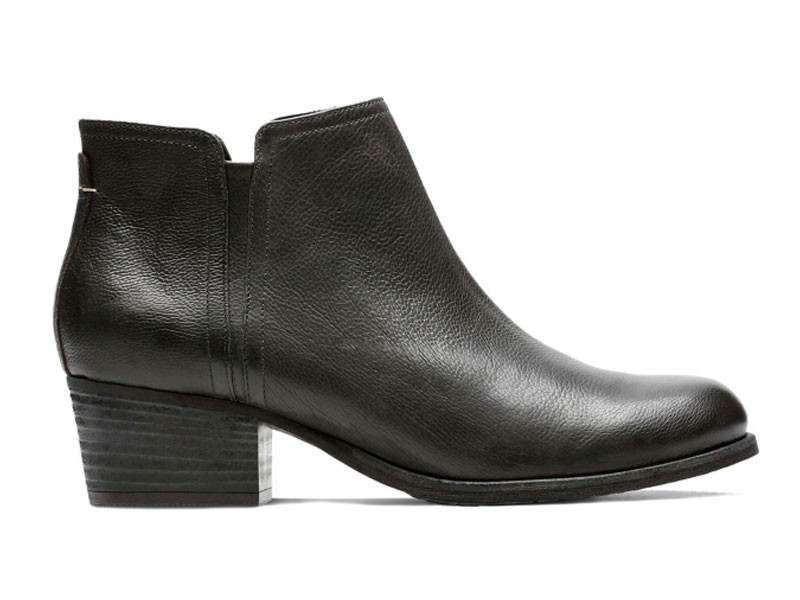 Maypearl Ramie Black Leather Women's Boot