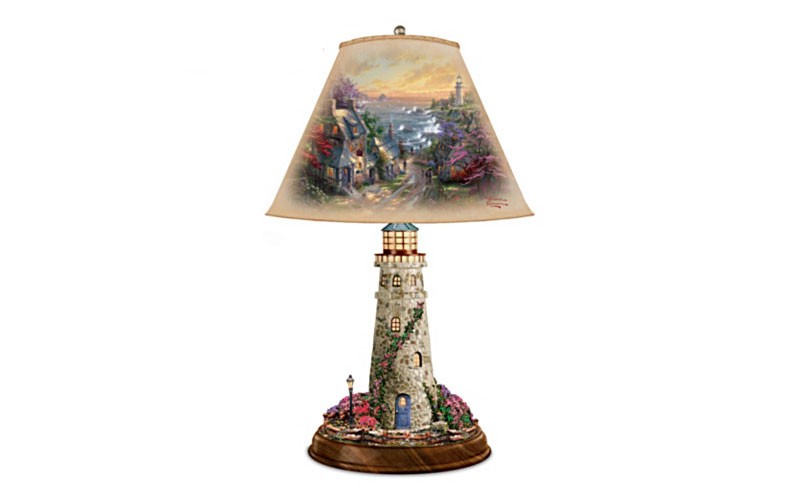 Thomas Kinkade The Village Lighthouse Tabletop Lamp