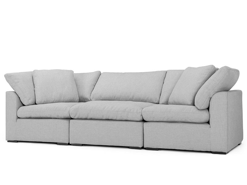 Aria 3 Piece Sofa Set Gray
