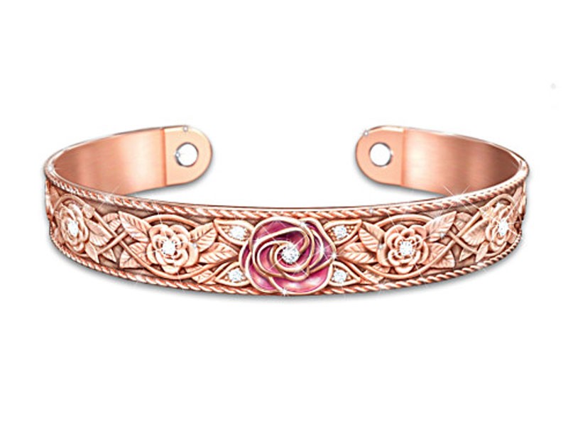 Nature's Healing Beauty Women's Solid Copper Cuff Bracelet