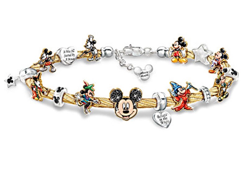 Disney Mickey Mouse's Greatest Moments Charm Bracelet