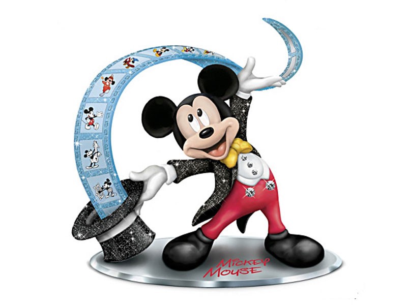 The Ear Resistible Mickey Mouse Figurine With Mirror Base