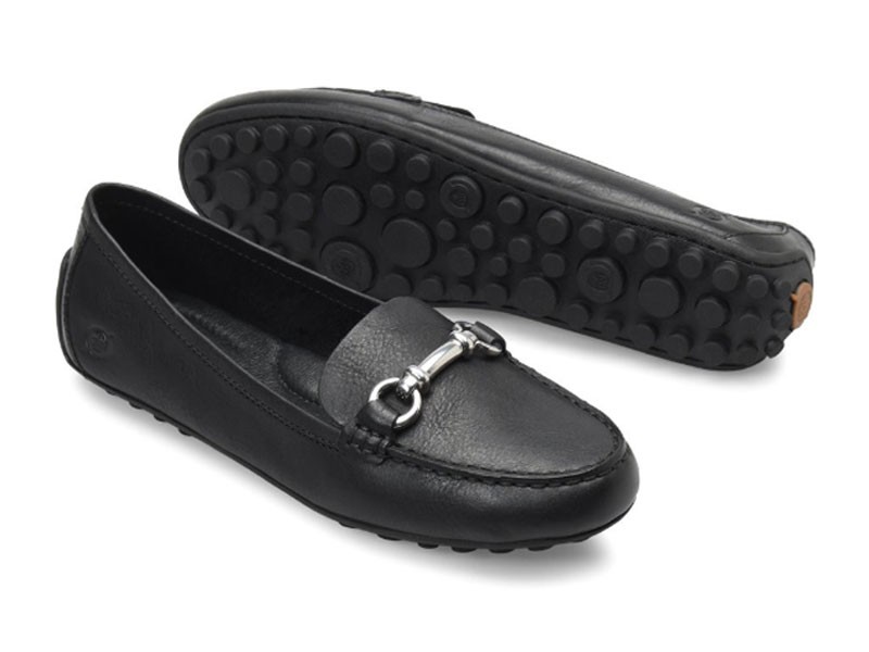 Born Magnolia In Black F57803 Loafers For Women