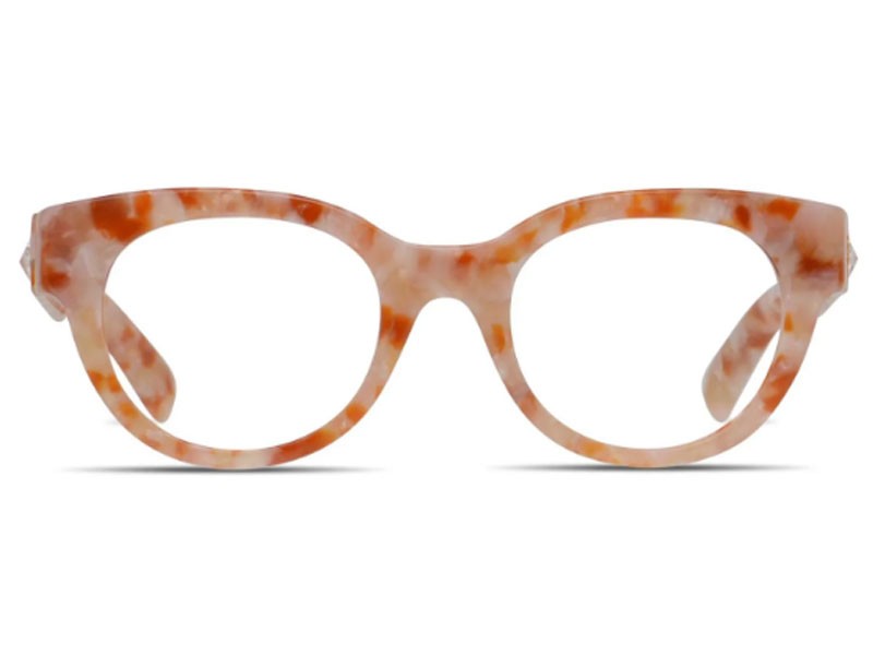 Women's Gucci GG0209O Brown Natural Tortoise Pattern Eyeglasses