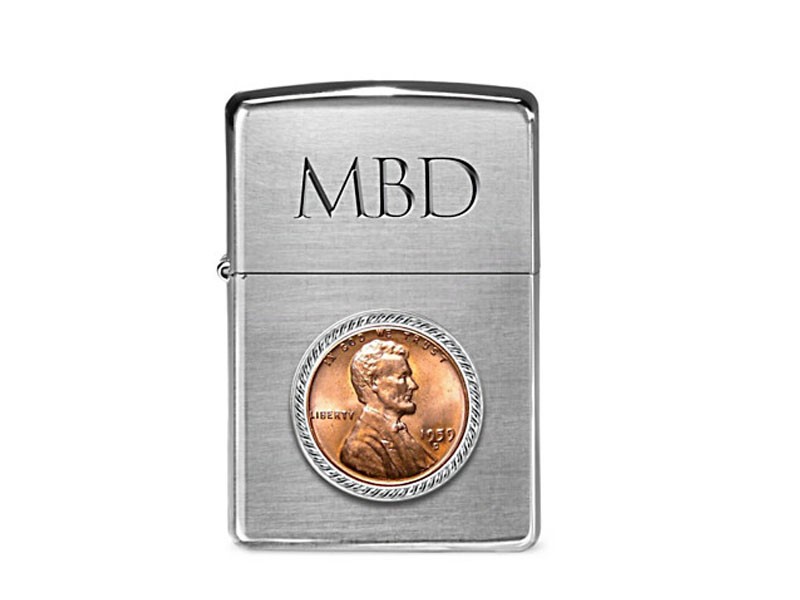 Personalized Zippo Lighter With Your Birth-Year Penny