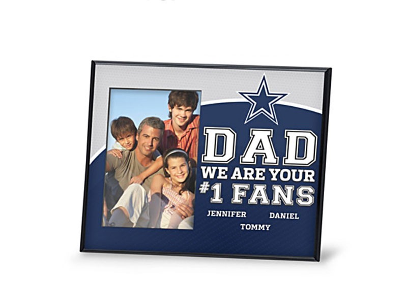 Dad's Fans Personalized NFL Picture Frame: Choose Your Team