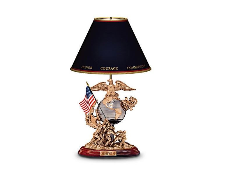 U.S Marines Esprit De Corps Tabletop Lamp