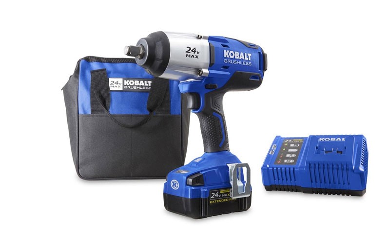 Kobalt 24-volt Max 1/2-in Drive Brushless Cordless Impact Wrench (1-Battery Incl