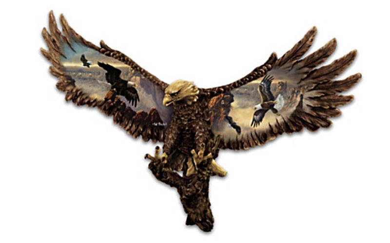 Ted Blaylock Majestic Summits Eagle Wall Decor Collection