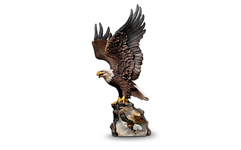 Ted Blaylock Winged Protectors Eagle Sculpture Coll