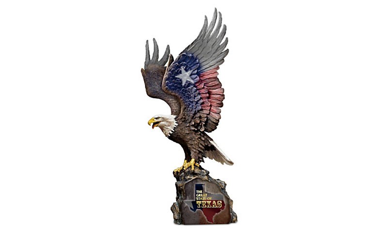Texas Pride Eagle Sculpture Salutes The Texas Sp