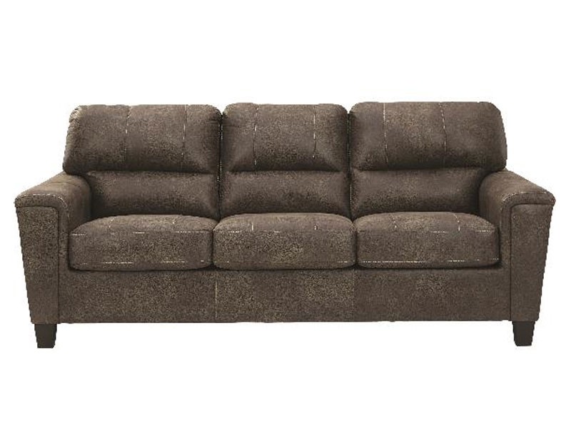 Ashley Furniture Navi Gray Queen Memory Foam Sleeper Sofa