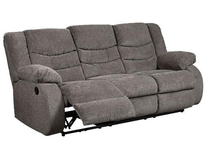 Ashley Furniture Tulen Gray Reclining Sofa