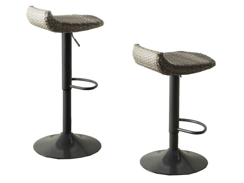 Cannes Woven Outdoor Barstool Set