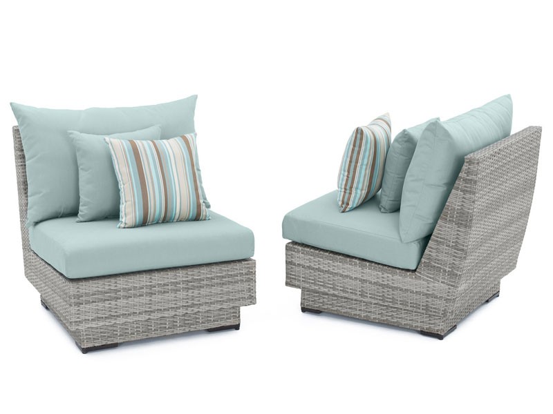 Cannes Armless Chairs Bliss Blue