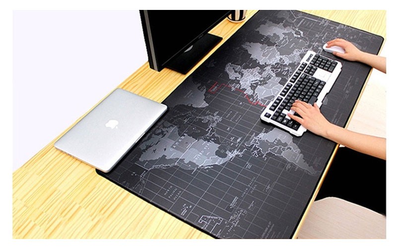 Old World Map Full Desk Coverage Gaming and Office Mousepad