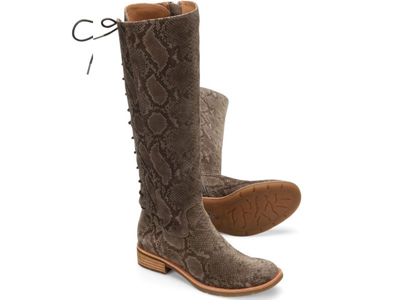 Sofft Sharnell-II Taupe-Snake Boots For Women