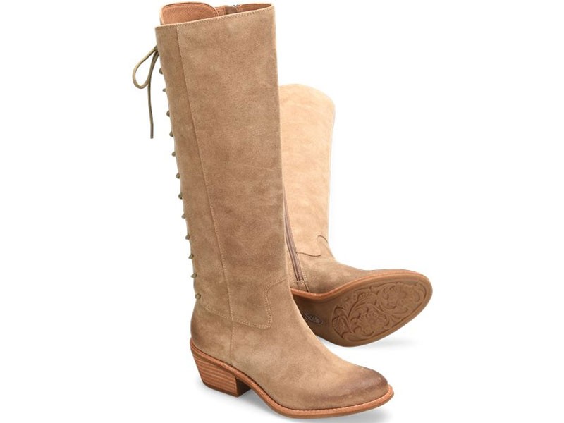 Sofft Women's Sharnell-Heel Cashmere-Suede Boots