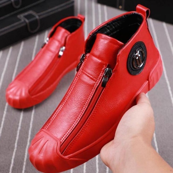 High Sutures Double Safety Celebrity Casual Shoes For Men