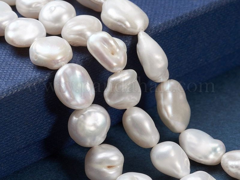 Natural Baroque Pearl Keshi Pearl Beads Strands